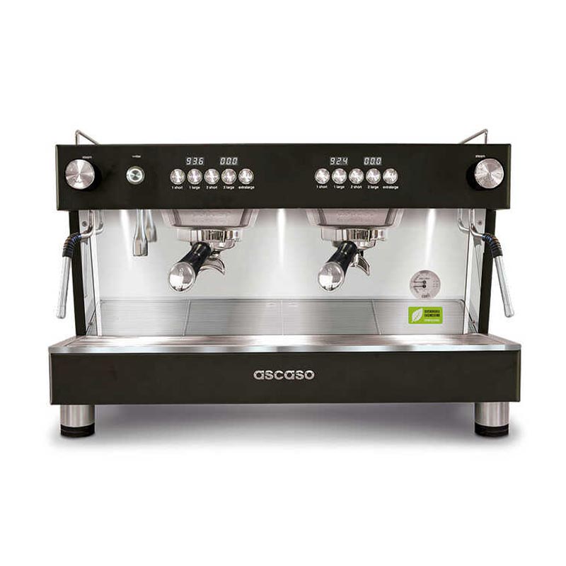 Ascaso Barista T Plus Espresso Kahve Makinesi, 2 Gruplu, Siyah