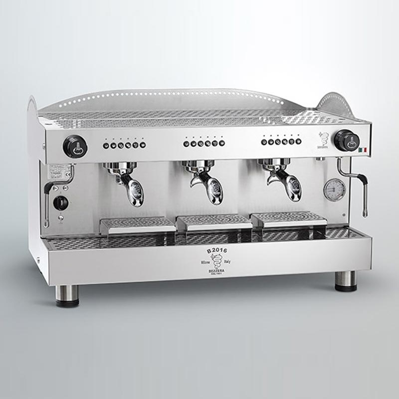 Bezzera B2016DE Tall Cup Tam Otomatik Espresso Kahve Makinesi, 3 Gruplu