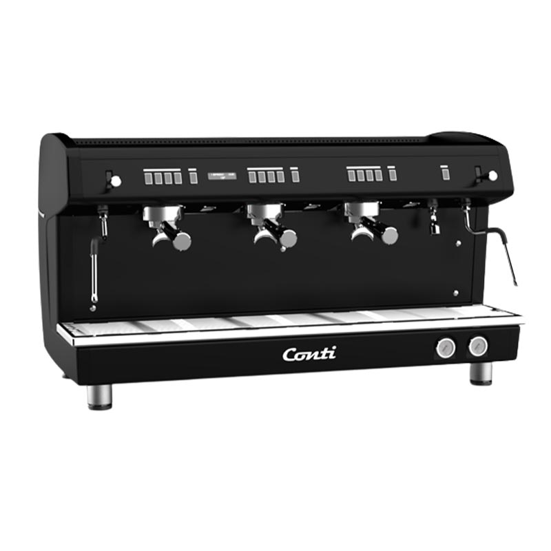 Conti Monaco X-ONE TCI Evo Tam Otomatik Espresso Makinesi, 3 Gruplu, Siyah