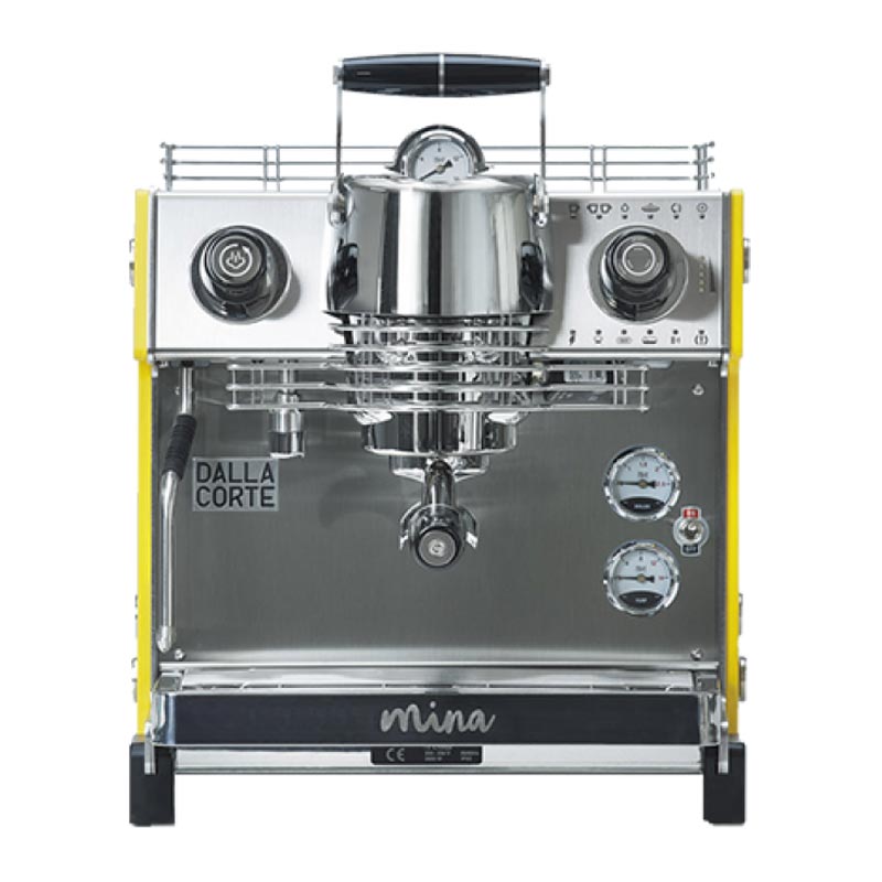 Dalla Corte Mina Espresso Kahve Makinesi, 1 Gruplu, Sarı