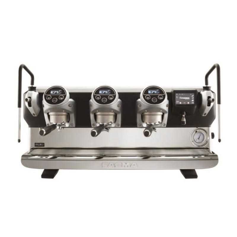 Faema E71 E Full Otomatik Espresso Kahve Makinesi, 3 Gruplu, Gümüş