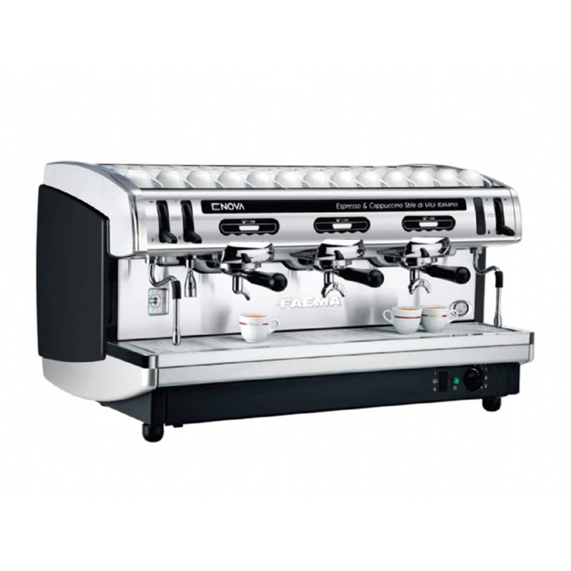 Faema Enova S3 Yarı Otomatik Espresso Kahve Makinesi, 3 Gruplu