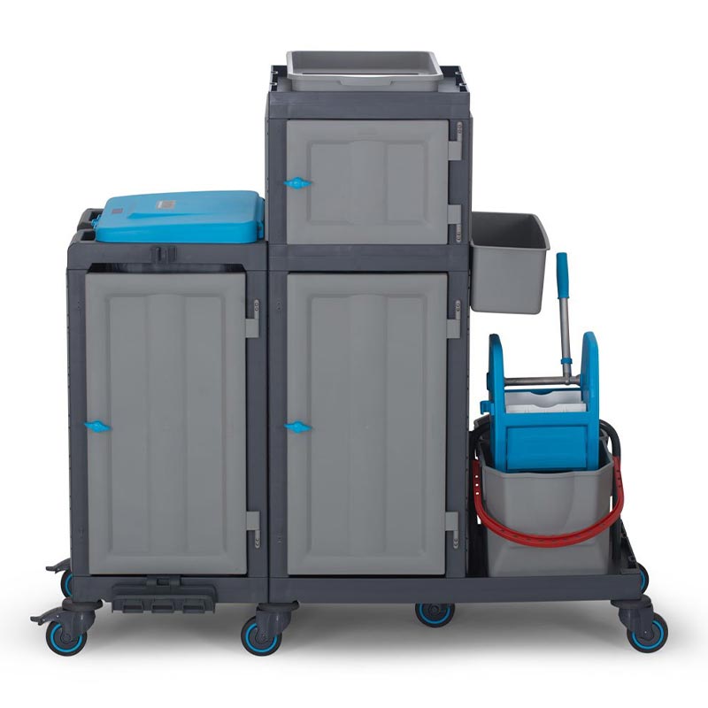 Fantom Procart 322 Dolaplı Pres Kovalı Temizlik Arabası, Çekmeceli