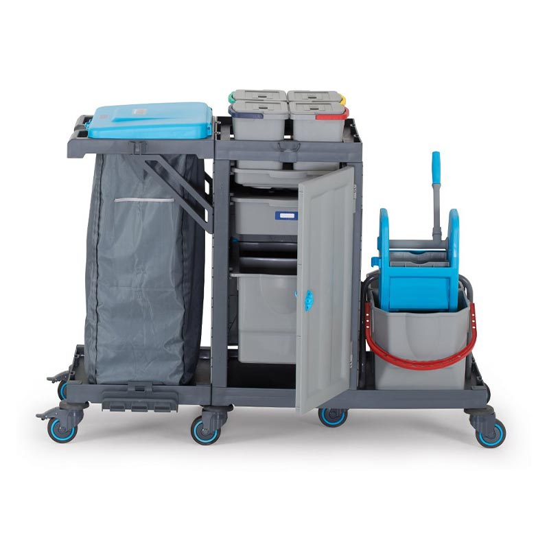 Fantom Procart 3346 Çekmeceli Temizlik Arabası, Kova Takımlı