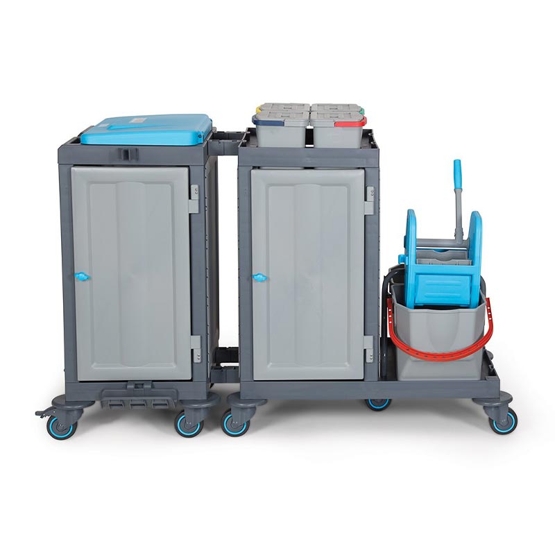 Fantom Procart 3347SP Çekmeceli Temizlik Arabası, Kova Takımlı