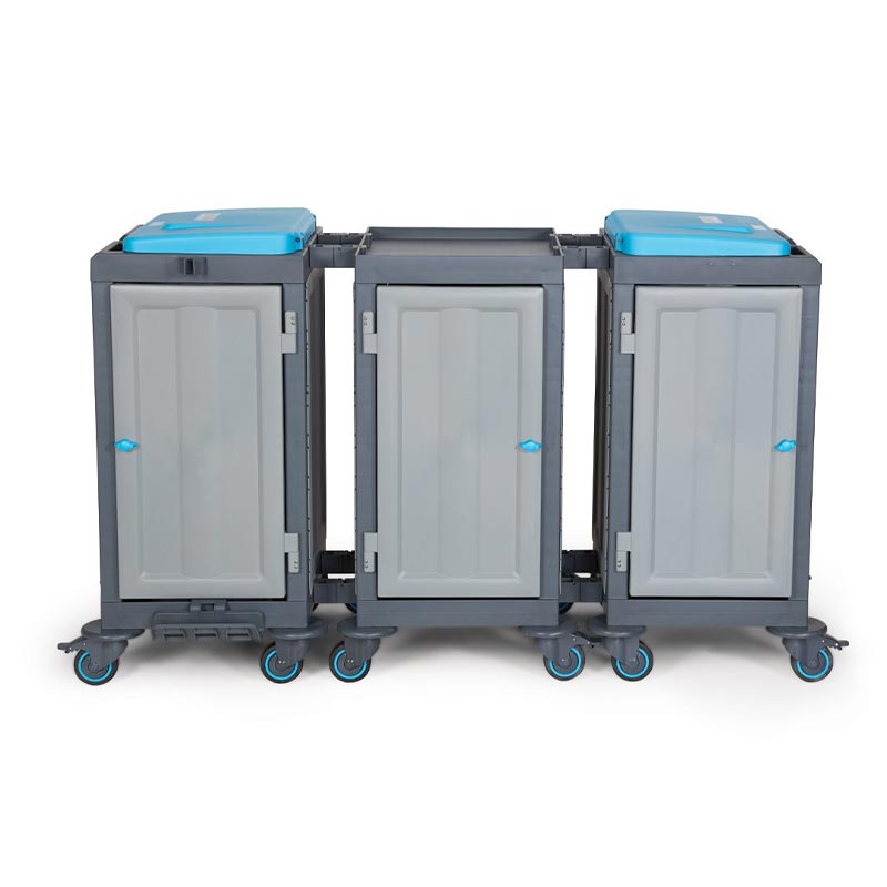 Fantom Procart 354SP 3 Dolaplı Temizlik Arabası, Aksesuar Takımlı