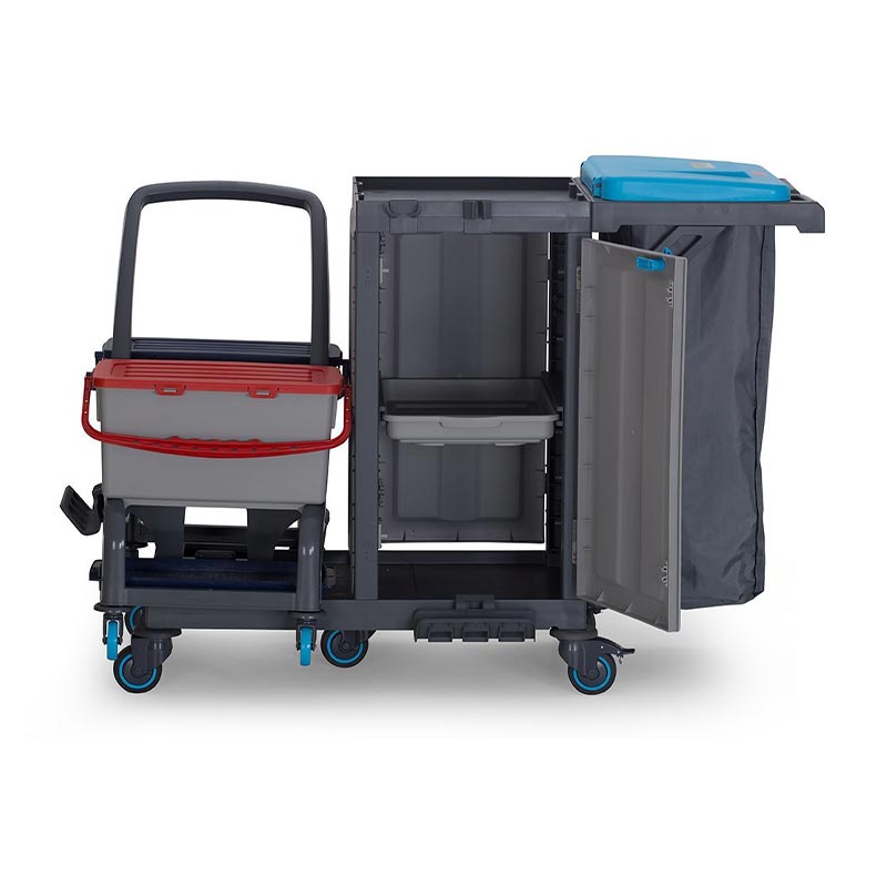 Fantom Procart 73122 Dolaplı Ayrılabilir Temizlik Arabası, Aksesuar Takımlı