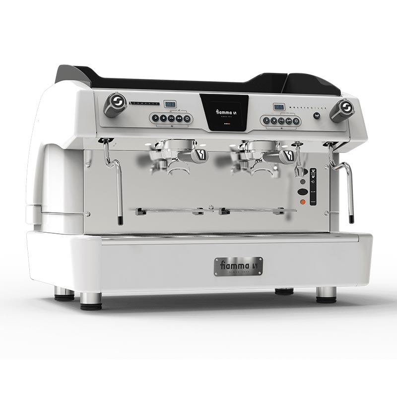 Fiamma Compass 2 MB Tall Cup Espresso Kahve Makinesi, 2 Gruplu, Beyaz