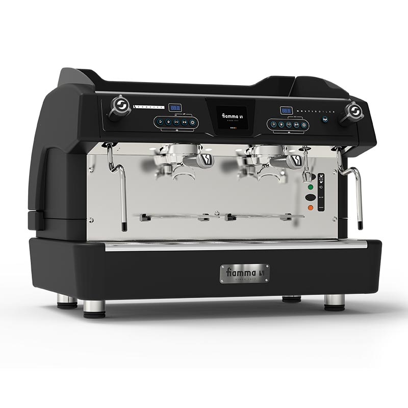 Fiamma Compass 2 MB Tall Cup Espresso Kahve Makinesi, 2 Gruplu, Siyah