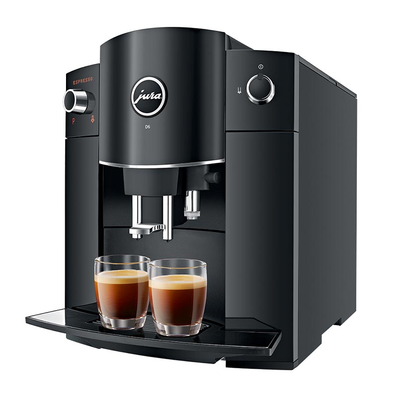Jura D6 Süper Otomatik Espresso Kahve Makinesi, Siyah