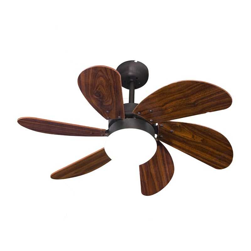 Kaşkar - Taflan L36009 RC Tavan Vantilatörü, Uzaktan Kumandalı, 80 cm, Koyu Füme