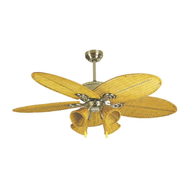 Kaşkar - Taflan T52043 Tavan Vantilatörü, 132 cm, Krom