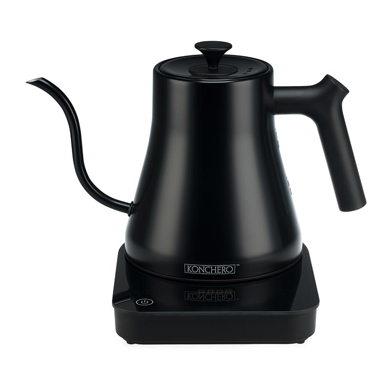 Konchero AS-21267A Isı Ayarlı Kettle, 1 L, Elektrikli, Siyah