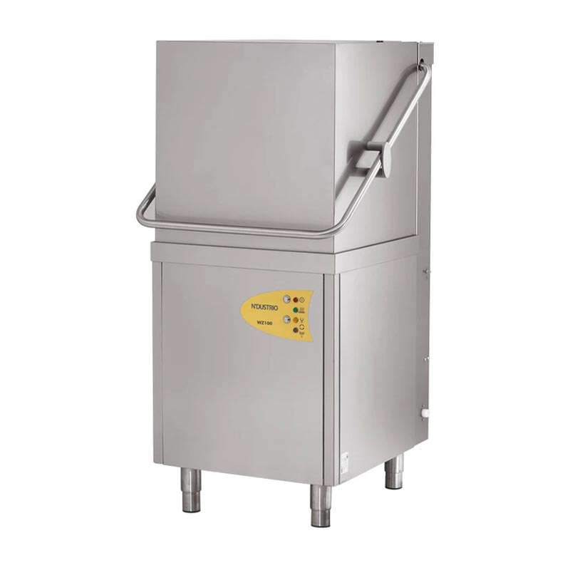 Ndustrio WZ-100 D Giyotin Tip Bulaşık Makinesi, Drenaj Pompalı, 1000 tabak/saat