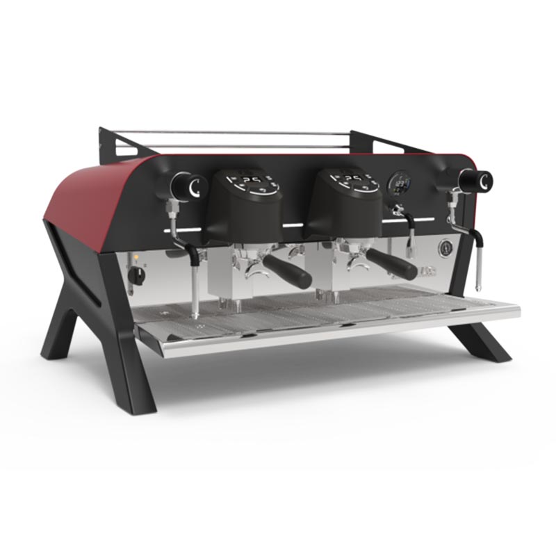 Sanremo F18 SB Tam Otomatik Espresso Kahve Makinesi, 2 Gruplu, Kırmızı