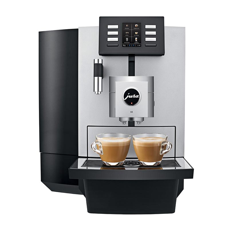 Jura X8 Süper Otomatik Kahve Makinesi, Platin